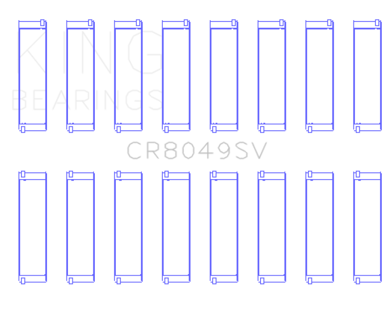 BMW S63 Rod Bearing Set - King Engine Bearings - Size +.5 - `08-`11 BMW S63 Rod Bearing Set - King Engine Bearings - Size +.5 - `08-`11